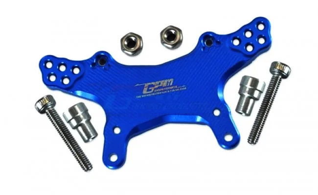 Alu Voor Schokbrekertoren LOSI Mini-T 2.0 - Blauw
