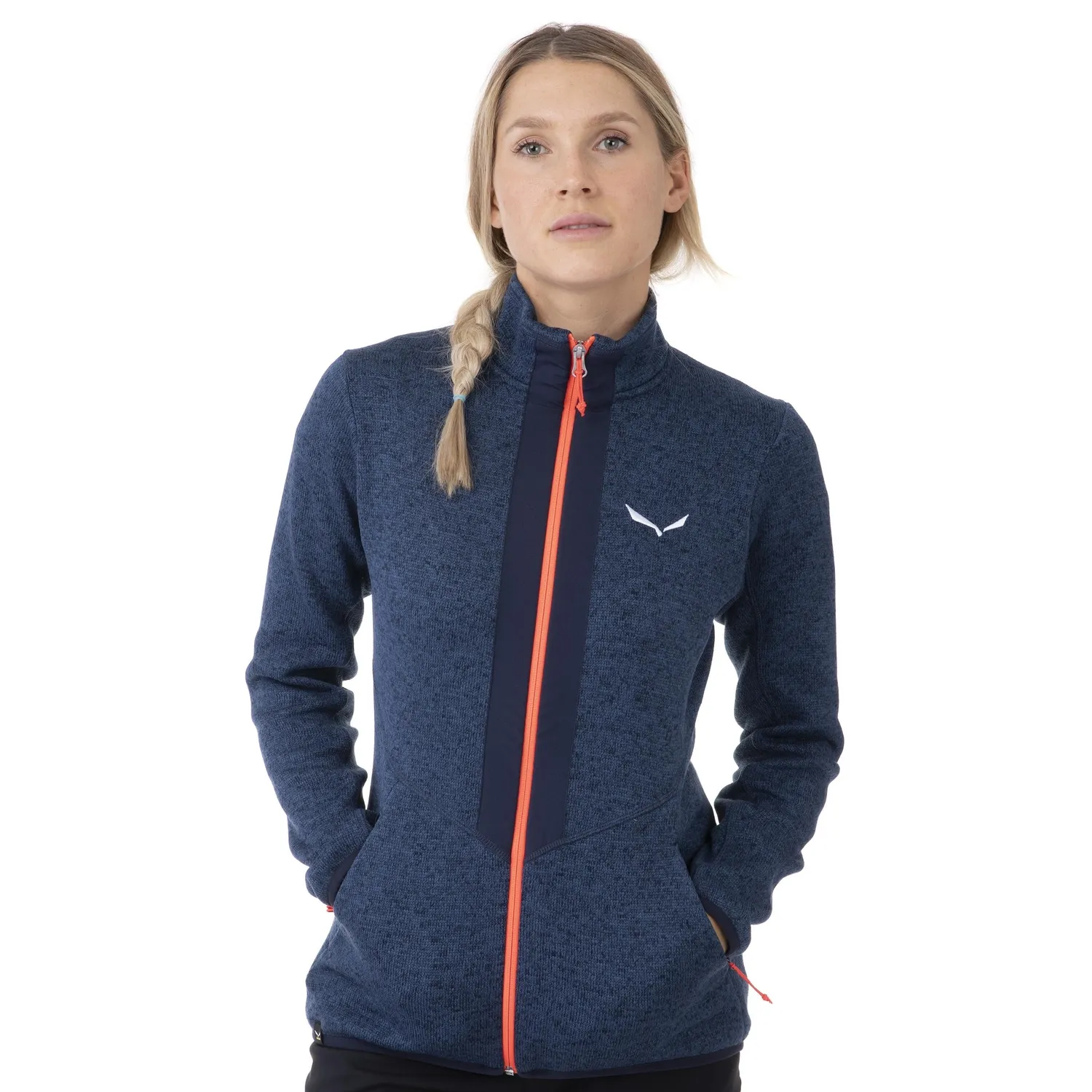 Vest Salewa Women Rocca 2 Polarlite Fleece Navy Blazer Melange